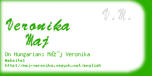 veronika maj business card